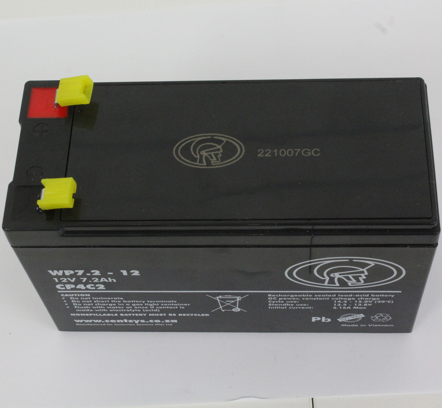 Brick Style 12V 7A/H Battery