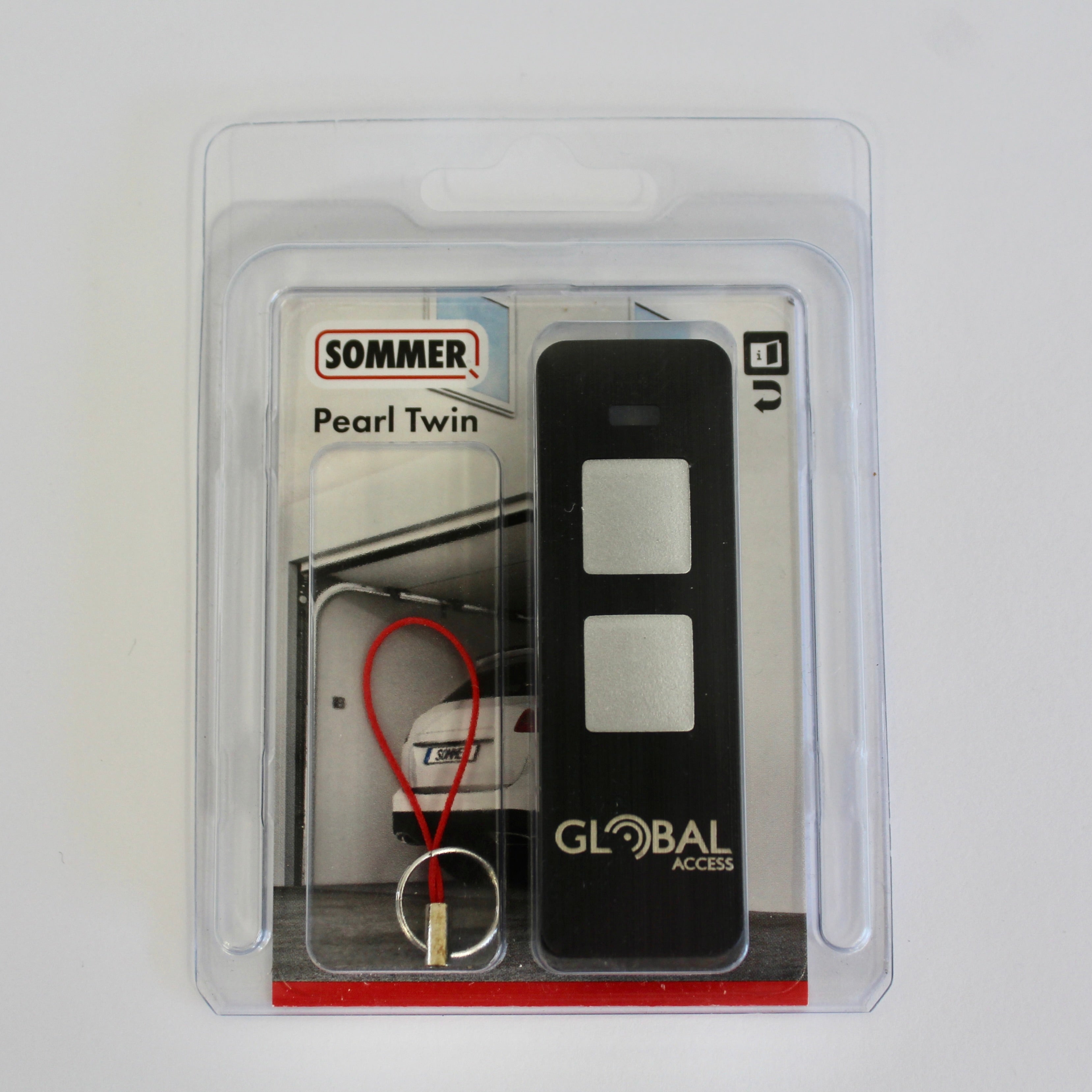 Lot de 2 télécommandes sommer pearl 4018 noir / rouge - somloq2 - 868 mhz Lot de 2 télécommandes sommer pearl 4018 noir / rouge - somloq2 - 868 mhz